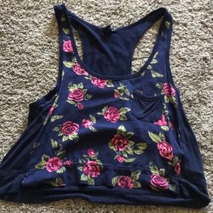 Rose crop top